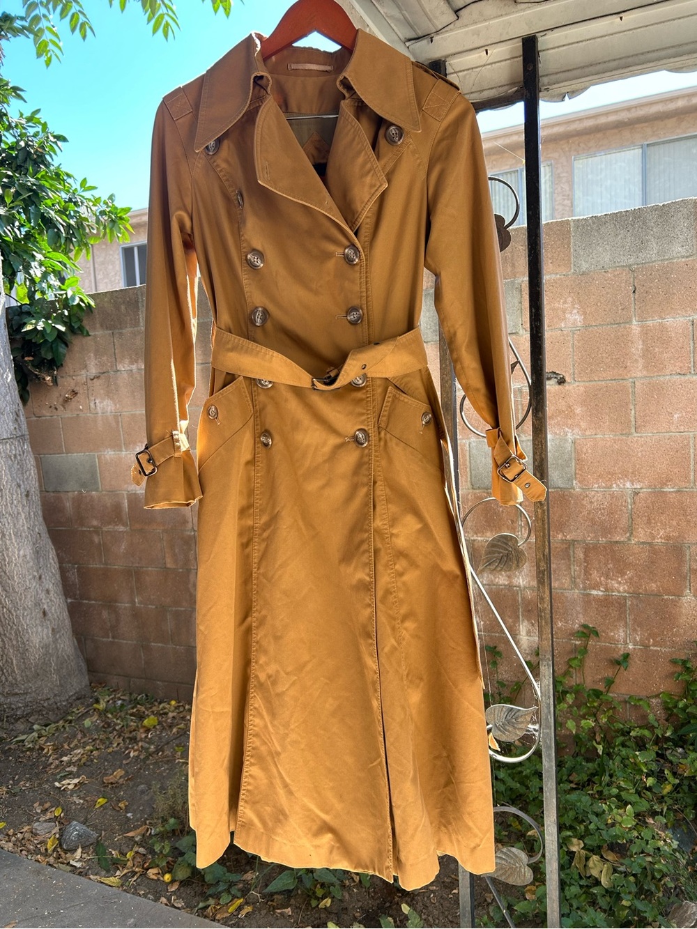 Fox Run Little Foxes Intl Lined Trench Coat Sz XS / Small